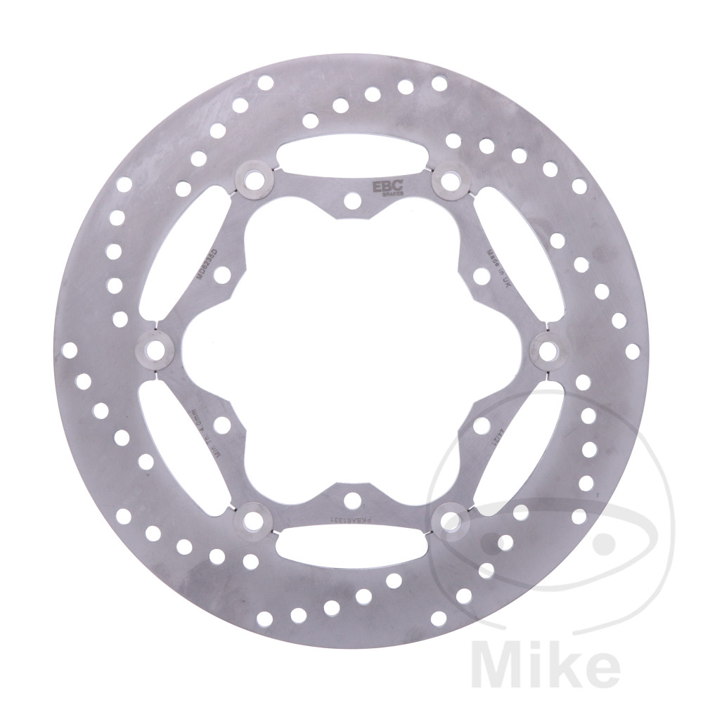 Levně EBC brzdový kotouč EBC MX / Enduro / ATV YAMAHA DT 125 X 05-06, WR 125 X 09-17, XT 660 Z TENERE 08-16, XT 660 ZA TENERE ABS 11-16, XT 660 R 04-16