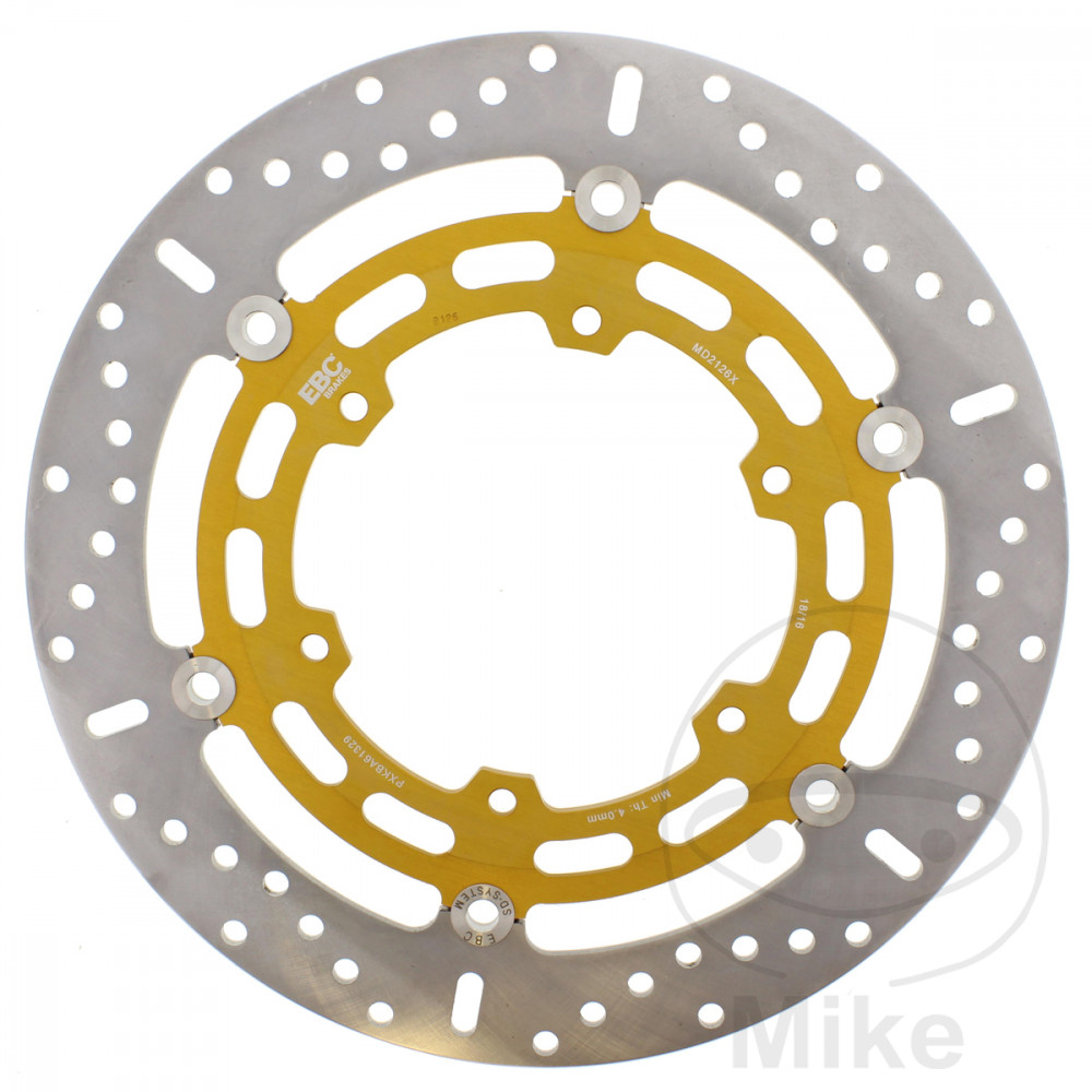 Levně EBC brzdový kotouč X EBC Nerezová ocel YAMAHA MT-01 1700 05-06