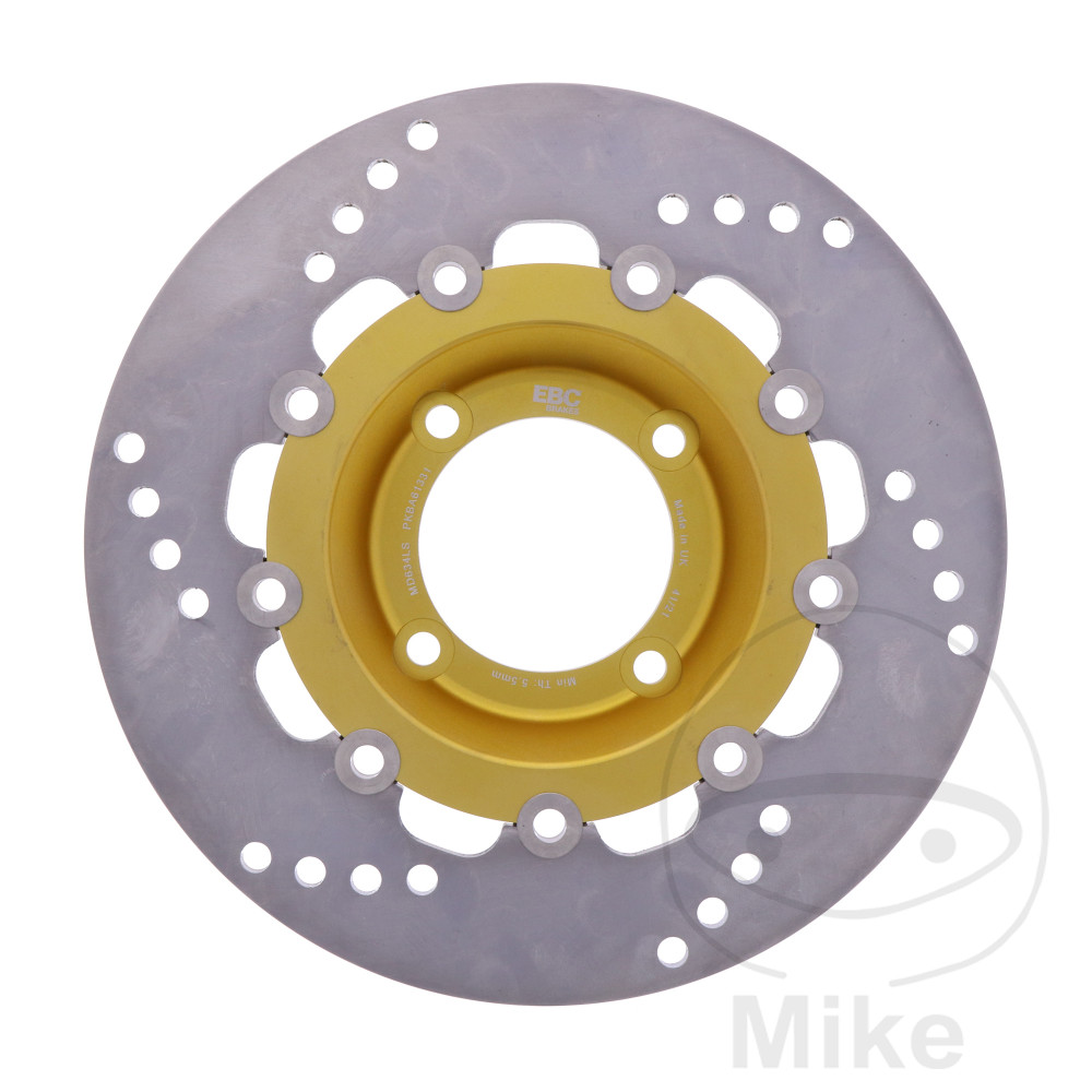 Levně EBC brzdový kotouč EBC Stahl rostfrei DUCATI GT 750 71-74, GT 860 74-75, GTS 860 76-79, S 750 SPORT 72-74, SD 900 DARMAH 77-84, SS 900 SD DARMAH