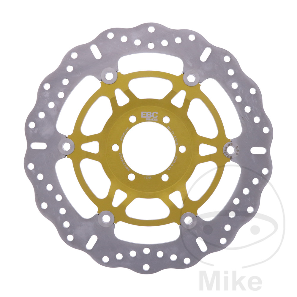 Levně EBC brzdový kotouč Contour X EBC Nerezová ocel APRILIA RST 1000 MILLE FUTURA 01-04, CAGIVA C12R 125 FRECCIA 89-90, DUCATI 907 900 IE 90-91, SUPERSPORT