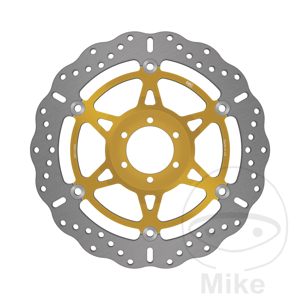 Levně EBC brzdový kotouč Contour X EBC Nerezová ocel APRILIA MANA 850 07-12, MANA 850 ABS 08-13, MANA 850 GT ABS 09-16, PEGASO 650 IE FACTORY 07-10,