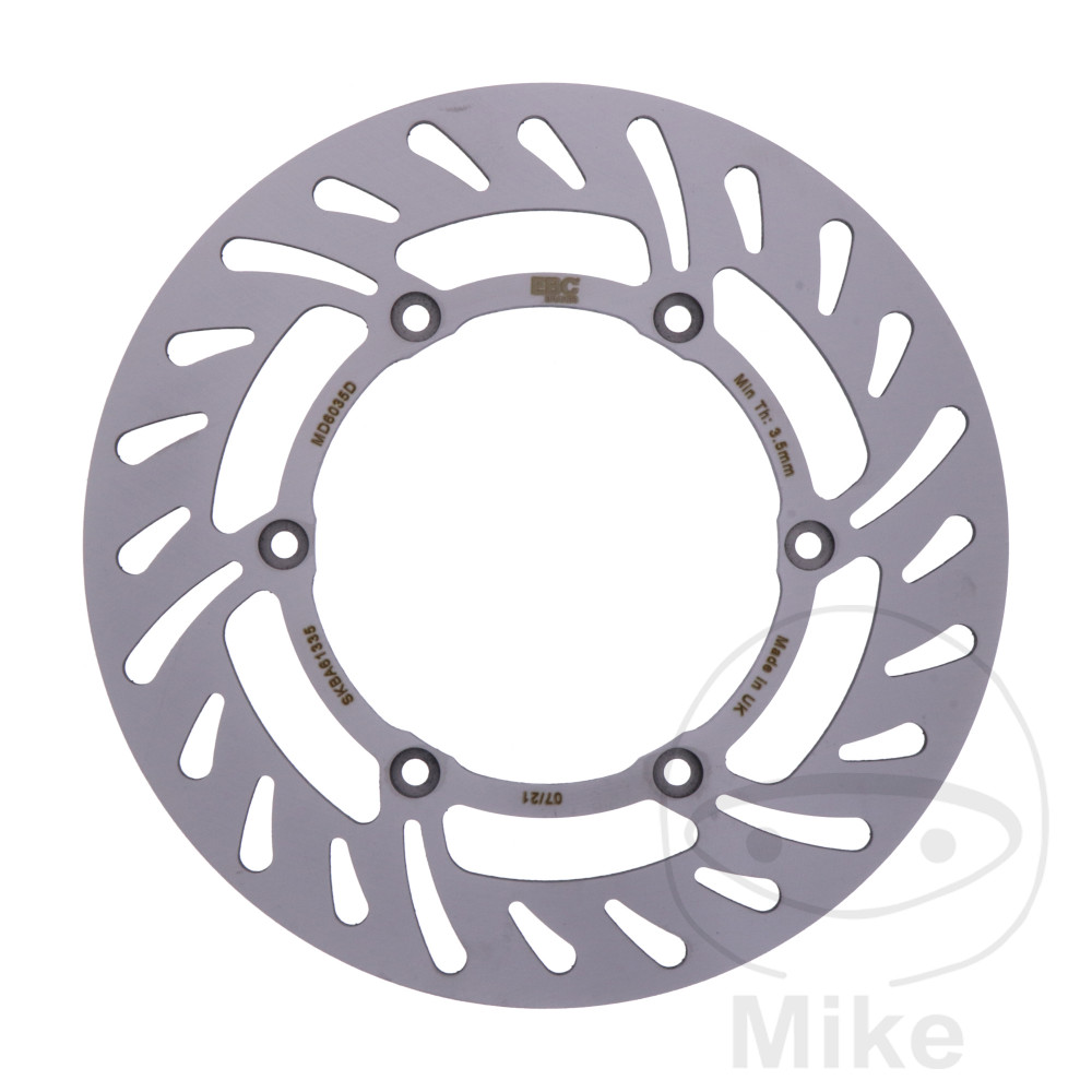 Levně EBC brzdový kotouč EBC MX / Enduro / ATV GAS GAS EC 250 21-23, GAS EC 250 F 21-23, GAS EC 300 21-23, GAS EC 350 F 21-23, GAS MC 85 17/14 ZOLL 22-24,