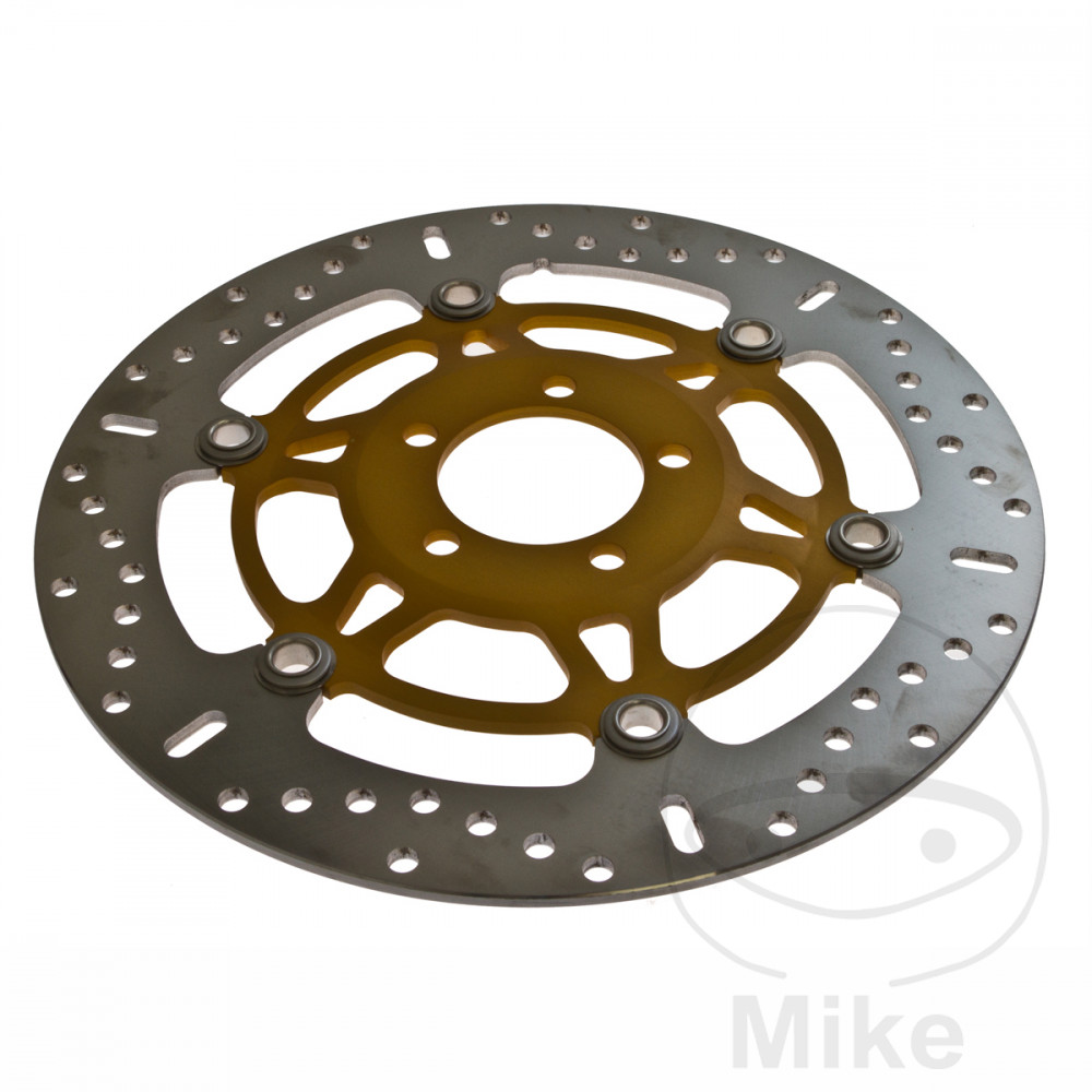 Levně EBC brzdový kotouč X EBC Nerezová ocel KAWASAKI GPZ 900 R NINJA 90-94, GPZ 1100 95-98, GPZ 1100 ABS 96-98, GTR 1000 94-03, KR-1S 250 90-92, W 650