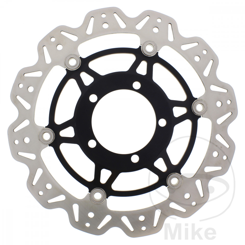 EBC brzdový kotouč VEE EBC černý TRIUMPH DAYTONA 675 06-12, DAYTONA 675 R 11-12, STREET TRIPLE 675 08-12, STREET TRIPLE 675 R 09-12