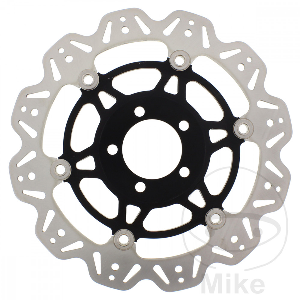 EBC brzdový kotouč VEE EBC černý KAWASAKI GPZ 900 R NINJA 90-94, GPZ 1100 95-98, GPZ 1100  ABS 96-98, GTR 1000 94-03, KR-1S 250 90-92, W 650  VYSOKÁ