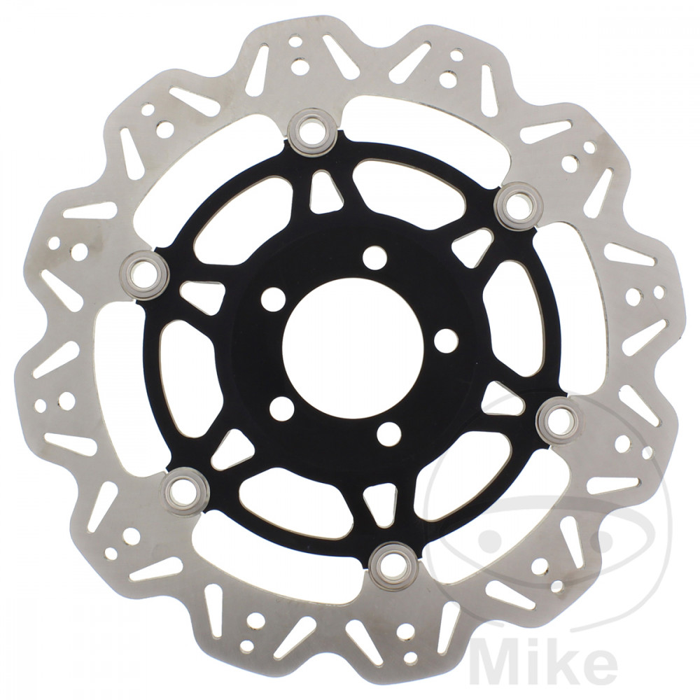 Levně EBC brzdový kotouč VEE FRONT EBC černá KAWASAKI Z 1000 03-06, ZX-12R 1200 NINJA 04-06