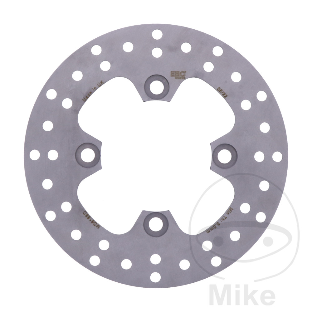 Levně EBC brzdový kotouč EBC MX / Enduro / ATV KAWASAKI KVF 360 PRAIRIE 4WD 03-14, KVF 360 PRAIRIE 2WD 03-09, KVF 650 BRUTE FORCE 05-17, KVF 750 BRUTE FORCE