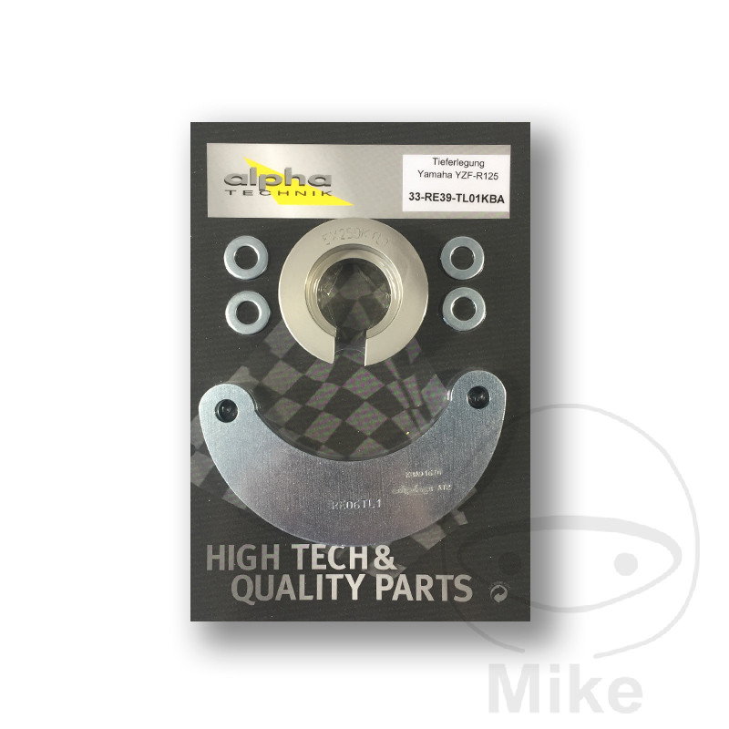 Alphatechnik snížení podvozku sada AT s ABE YAMAHA MT 125 A ABS MTN125-A 20, YZF-R 125 A ABS 19-20