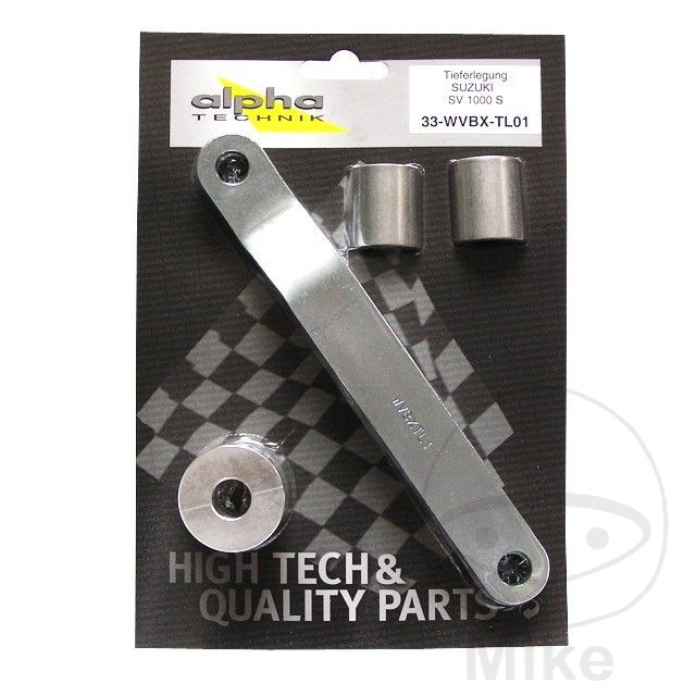 Alphatechnik snížení podvozku sada AT SUZUKI SV 1000 03-05, SV 1000 S 03-05, SV 1000 U2 03-05, SV 1000 S2 03-05, SV 1000 SZ 05, SV 1000 SZ2 05