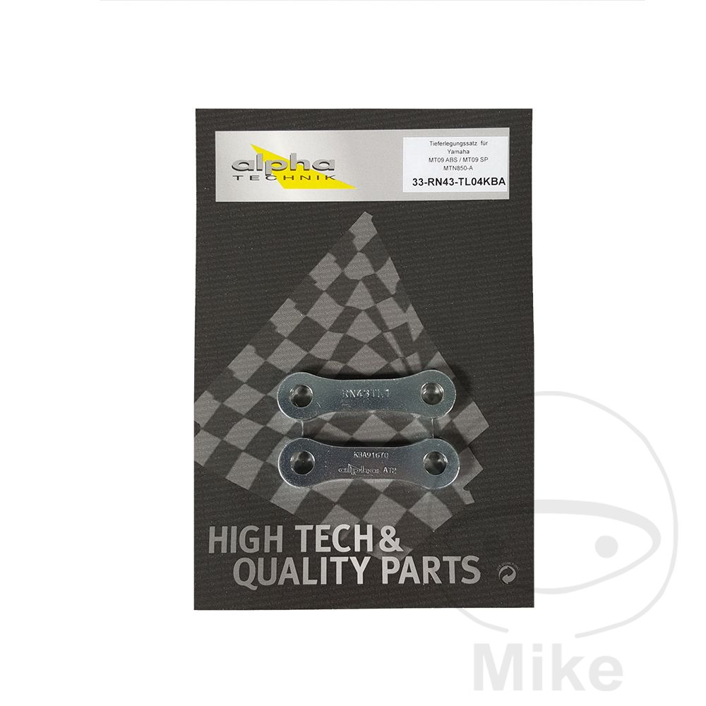 Alphatechnik snížení podvozku sada AT YAMAHA MT-09 850 SP A  ABS 18-19, MT-09 850 SP A  ABS MTN850-D 20, MT-09 850 A  ABS 17-19, MT-09 850 A  ABS MTN850-A 20