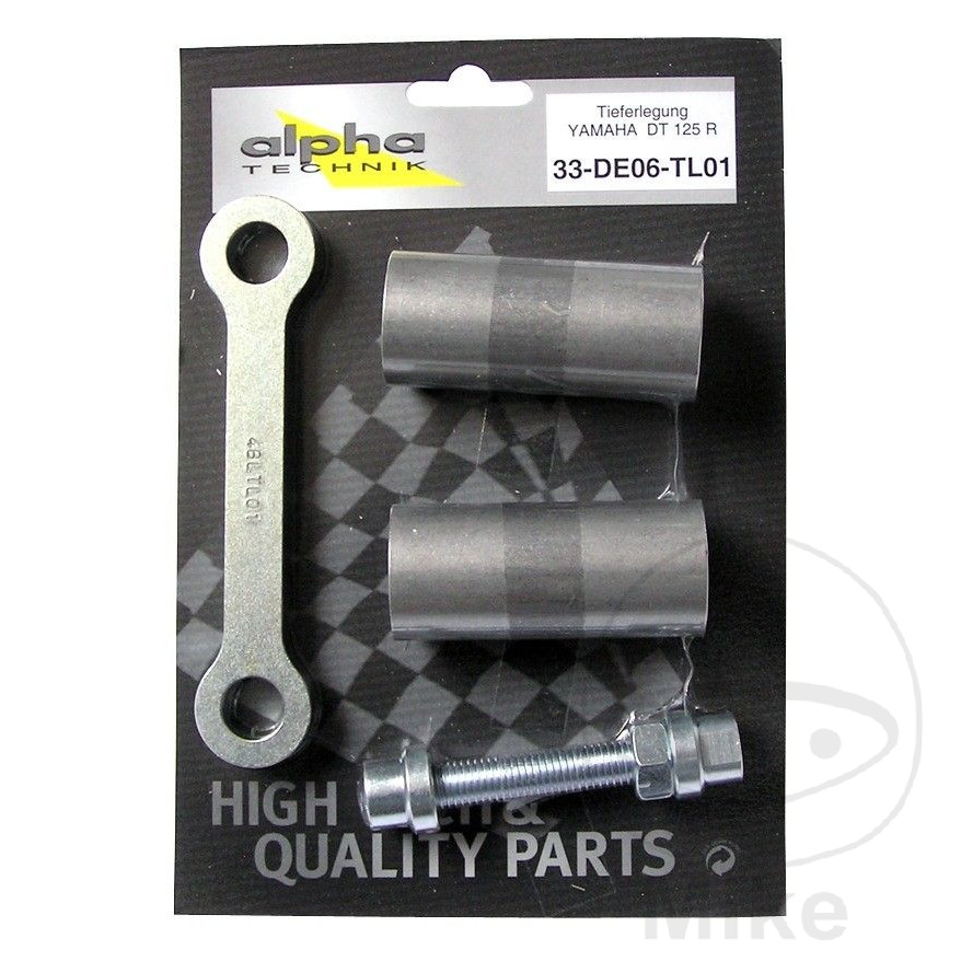 Alphatechnik snížení podvozku sada AT YAMAHA DT 125 RE 04-06, DT 125 RE MX EVERTS 05-06, DT 125 X 05-06