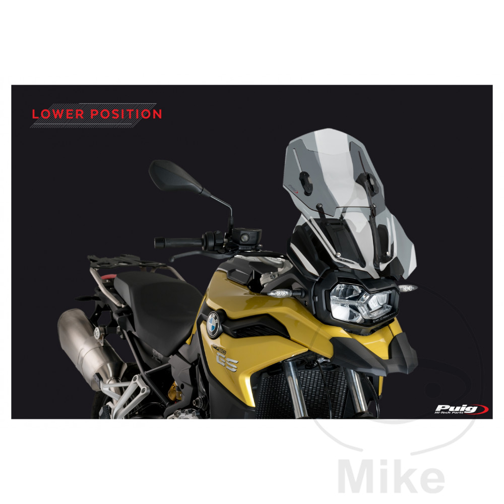 Puig plexi TOUR NEW GEN PUIG pro NB TRANSP BMW F 750 850 GS ABS 18-20, F 750 850 GS ABS DTC 18-23, F 750 850 GS ABS DTC ESA 21-23, F 750 850 GS ABS ESA 18-20, F 750 850 GS EDITION 40 YEARS ABS DTC 21, F 750 850 GS EDITION 40 YEARS ABS DTC ESA 21, F 80