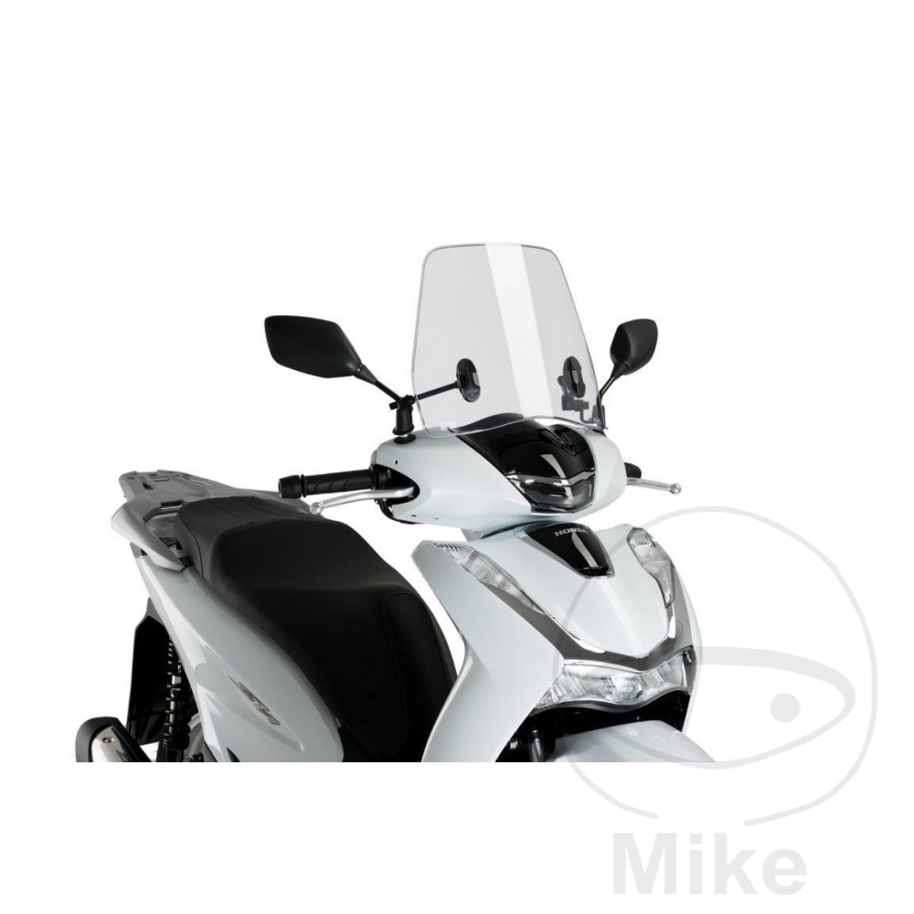 Puig plexi TRAFIC PUIG transparent HONDA SH 125 AD ABS 19, SH 125 AD ABS TOP CASE 20, SH 125 ANC MODE CBS 19-20, SH 125 AD ABS TOP CASE SMART KEY SYSTEM 20-21, SH 125 FSH MODE CBS 21-23