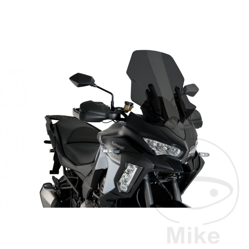 Puig plexi TOUR PUIG rauchgrau KAWASAKI KLZ 1000 VERSYS ABS 19-24, KLZ 1000 SE VERSYS ABS 19-24, KLZ 1000 S VERSYS ABS 21-24