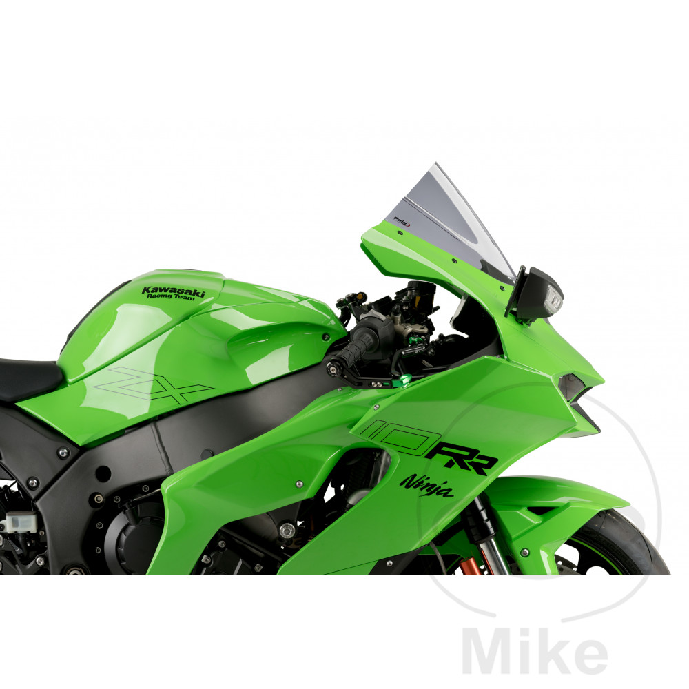 Puig plexi Zapalovací-závodní PUIG kouřová KAWASAKI ZX-10R 1000 NINJA ABS 21-23, ZX-10RR 1000 NINJA ABS 21-24