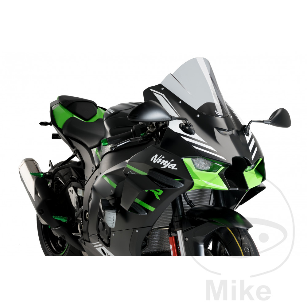 Puig plexi Zapalovací-závodní PUIG kouřová KAWASAKI ZX-10R 1000 NINJA ABS 21-23, ZX-10RR 1000 NINJA ABS 21-24