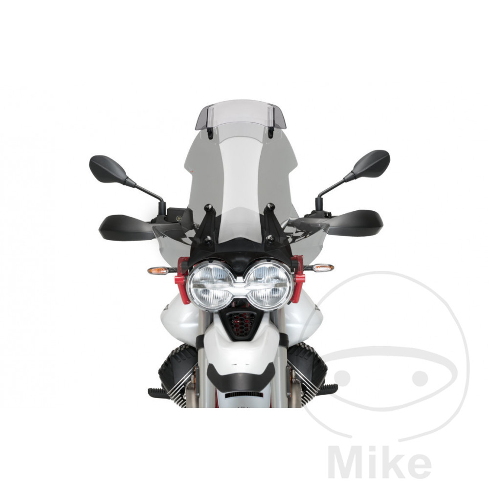 Puig plexi TOUR VISOR PUIG rauchgrau MOTO GUZZI V85 850 TT  ABS 19-25, GUZZI V85 850 TT CENTENARIO ABS 21-22