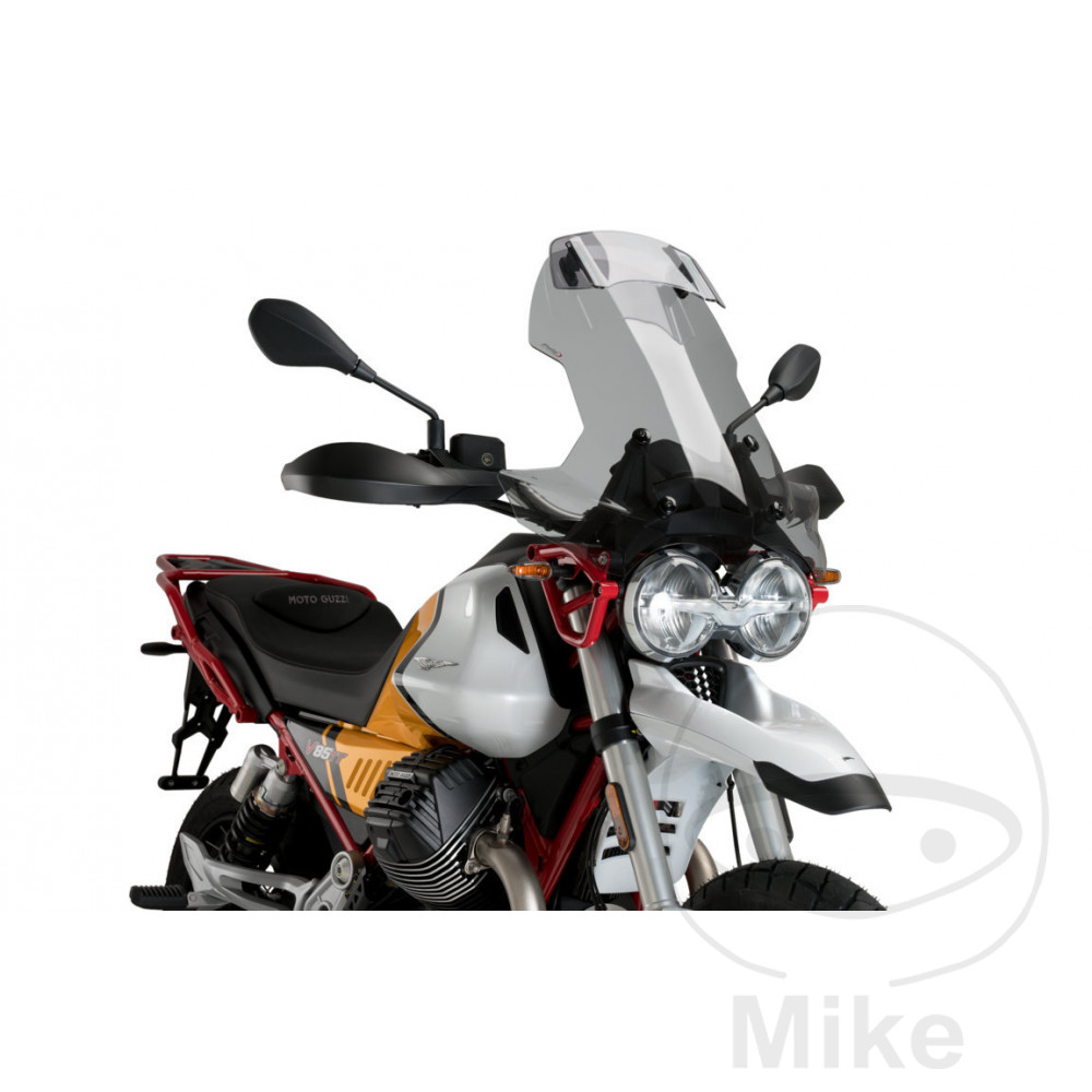 Puig plexi TOUR VISOR PUIG rauchgrau MOTO GUZZI V85 850 TT  ABS 19-25, GUZZI V85 850 TT CENTENARIO ABS 21-22