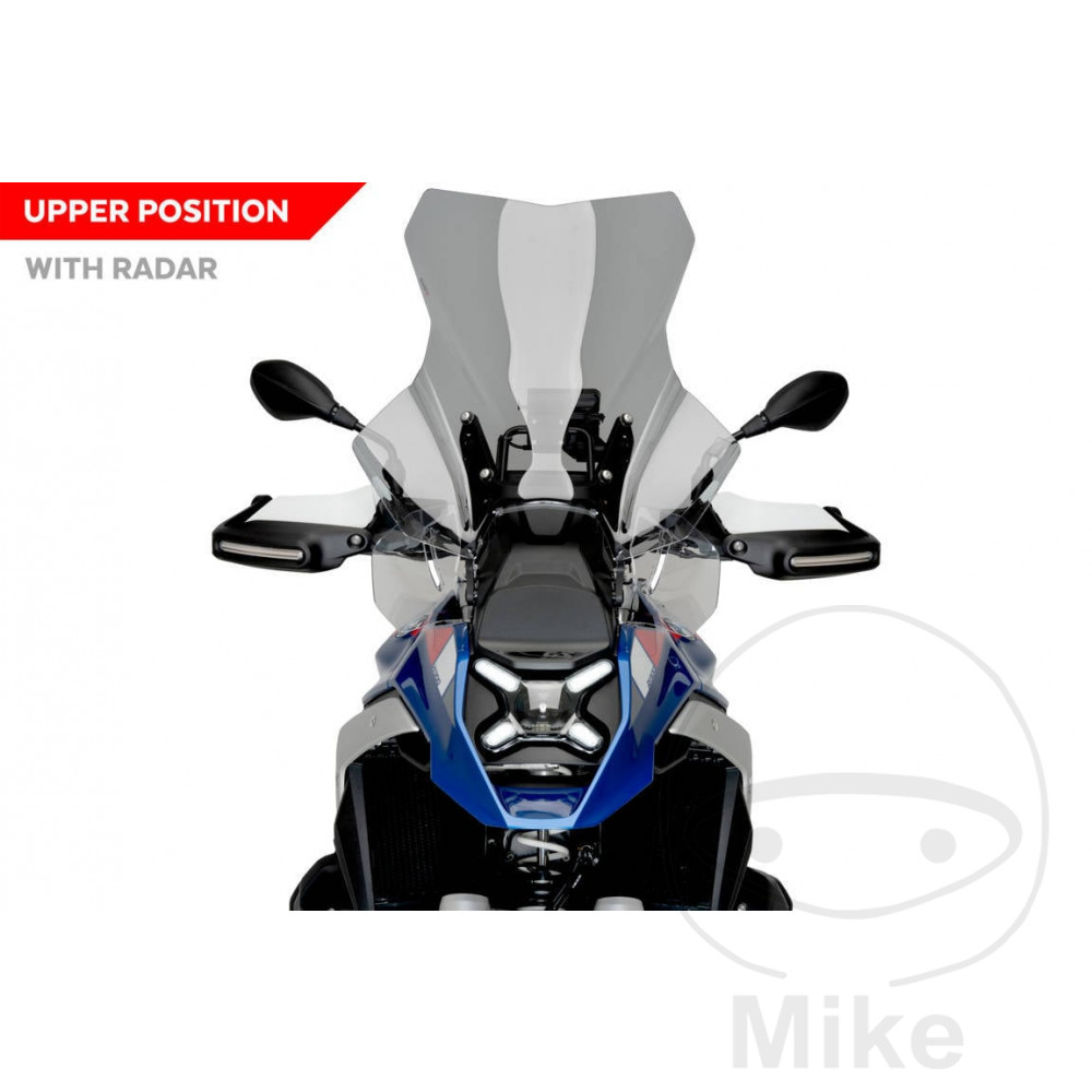 Puig plexi TOUR PUIG kouřová BMW R 1300 GS GUSSRAD 23-24, R 1300 GS SCHMIEDERAD 23-24, R 1300 GS SPEICHENRAD 23-24