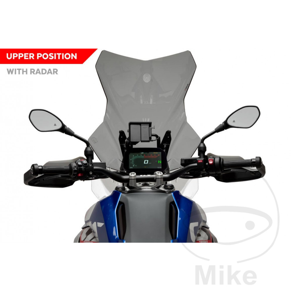 Puig plexi TOUR PUIG rauchgrau BMW R 1300 GS  GUSSRAD 23-24, R 1300 GS  SCHMIEDERAD 23-24, R 1300 GS  SPEICHENRAD 23-24