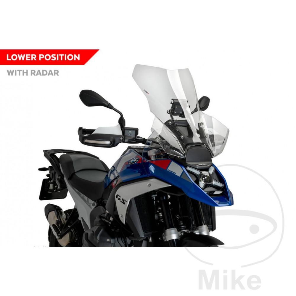 Puig plexi TOUR PUIG transparent BMW R 1300 GS  GUSSRAD 23-24, R 1300 GS  SCHMIEDERAD 23-24, R 1300 GS  SPEICHENRAD 23-24