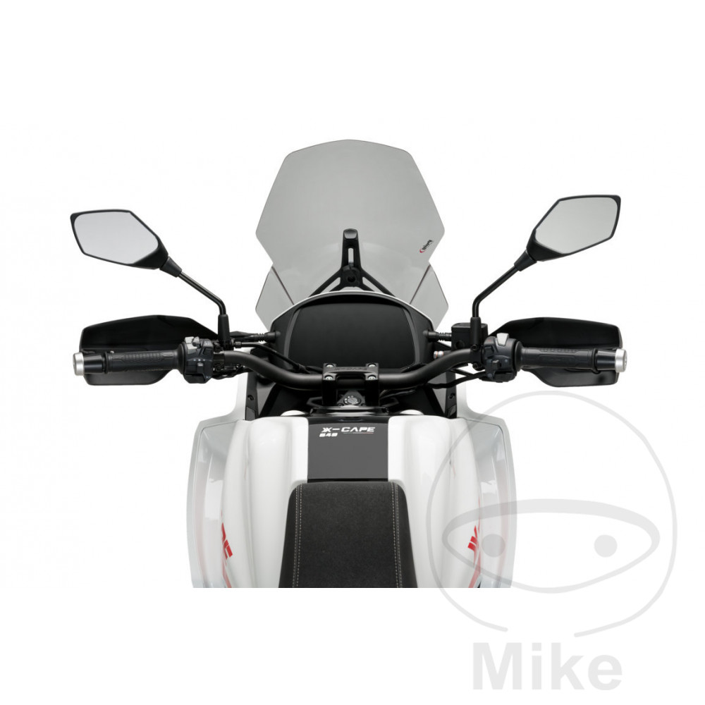 Puig plexi TOUR PUIG rauchgrau MOTO MORINI X-CAPE 650 ABS GUSSRAD 23-25, MORINI X-CAPE 650 ABS SPEICHENRAD 21-25