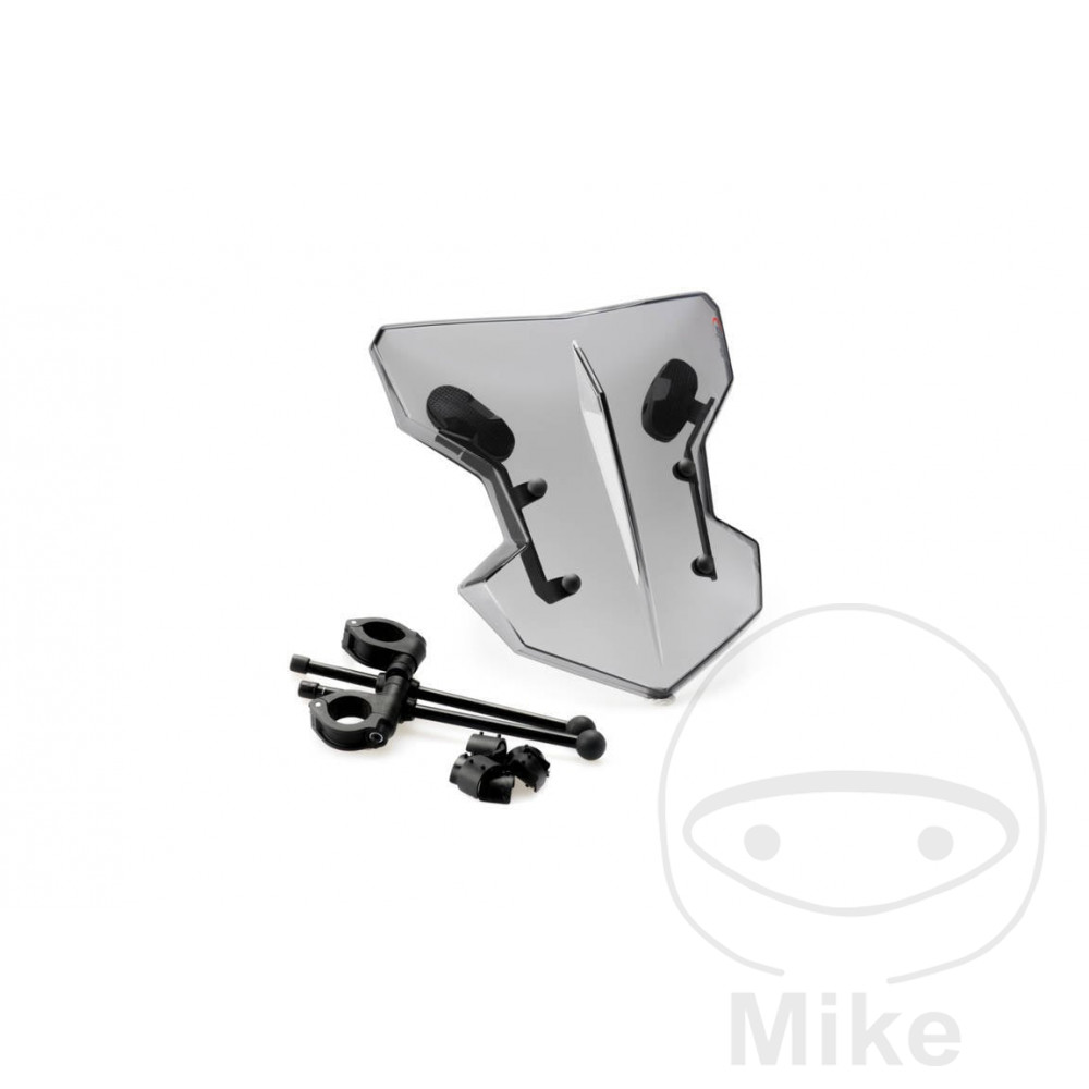 Puig plexi FLANKER PUIG kouřová APRILIA MANA 850 07-12, MANA 850 ABS 08-13, MANA 850 GT ABS 09-16, SHIVER 750 SL 07-09, SHIVER 750 GT 09-13, SHIVER 750 SL ABS 08-09, SHIVER 750 GT ABS 09-13...