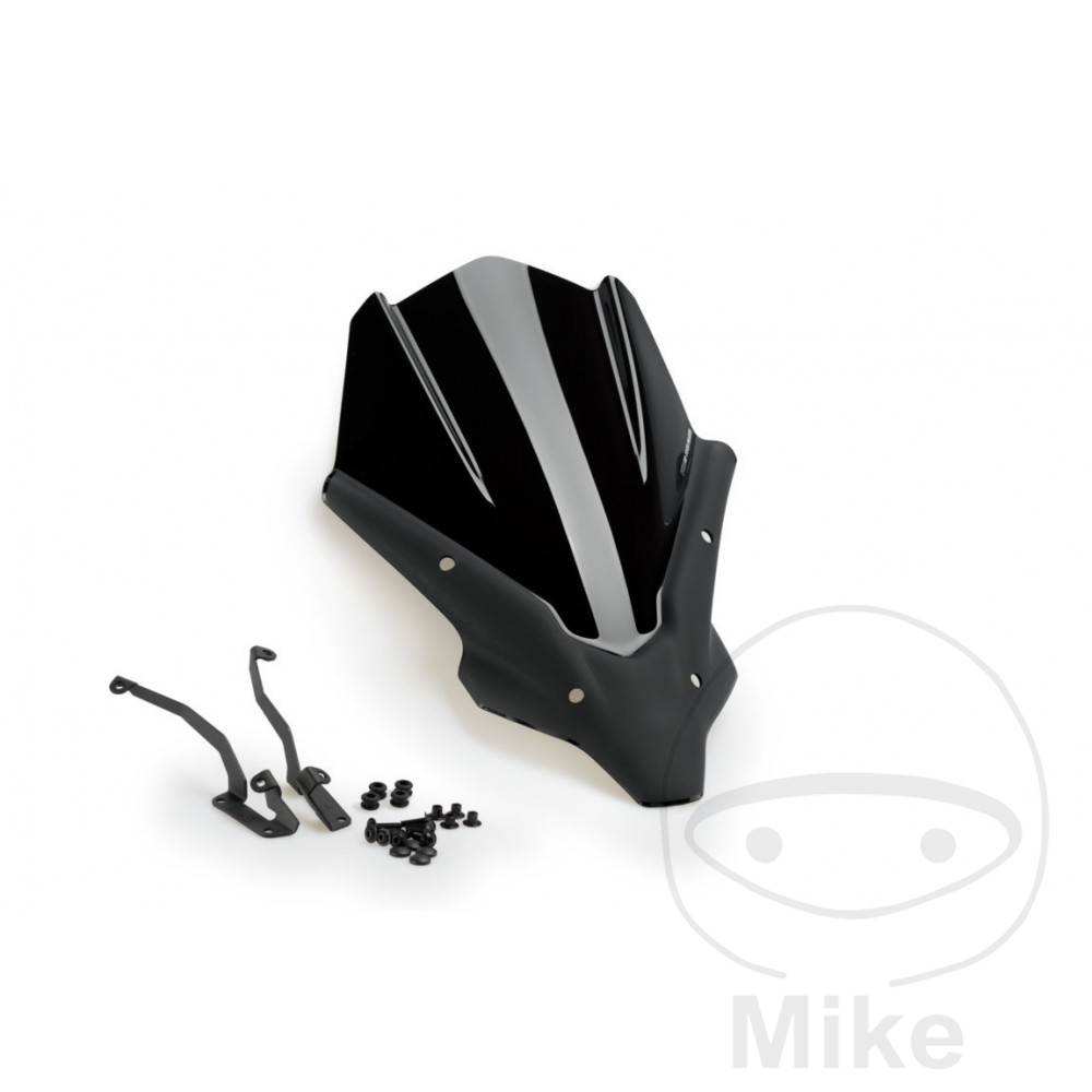 Puig plexi TOUR NEW GEN PUIG černá YAMAHA MT-07 700 A  ABS MTN690 21-24, MT-07 700 A  ABS MTN690-U 21-24, MT-07 700 A PURE ABS MTN690-U 23-25, MT-07 700 A PURE ABS MTN690 23-25