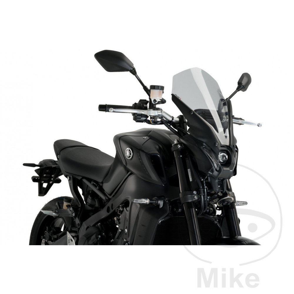 Puig plexi TOUR NEW GEN PUIG rauchgrau YAMAHA MT-09 900 ABS MTN890 21-23, MT-09 900 SP ABS MTN890-D 21-22, MT-09 900 ABS MTN890-U 22-23, MT-09 900 SP ABS MTN890-D-U 22