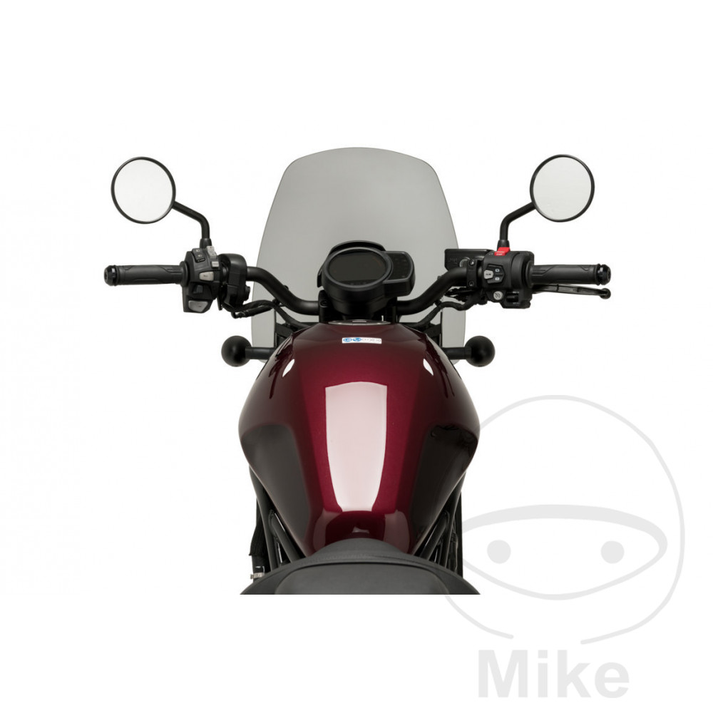 Puig plexi TOUR NEW GEN PUIG kouřová HONDA CMX 1100 A REBEL ABS 21-24, CMX 1100 D REBEL DCT ABS 21-24, CMX 1100 TA REBEL ABS 23-24, CMX 1100 TD REBEL DCT ABS 23-24