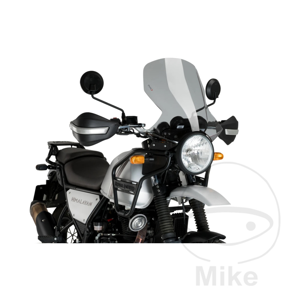 Puig plexi TOUR PUIG rauchgrau ROYAL ENFIELD HIMALAYAN 411 ABS 21-24, ENFIELD HIMALAYAN 411 SCRAM ABS 21-24, ENFIELD HIMALAYAN 411 SLEET ABS 21