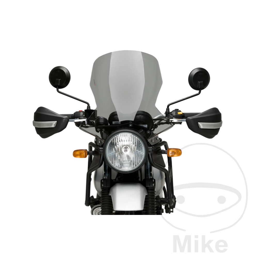 Puig plexi TOUR PUIG rauchgrau ROYAL ENFIELD HIMALAYAN 411 ABS 21-24, ENFIELD HIMALAYAN 411 SCRAM ABS 21-24, ENFIELD HIMALAYAN 411 SLEET ABS 21