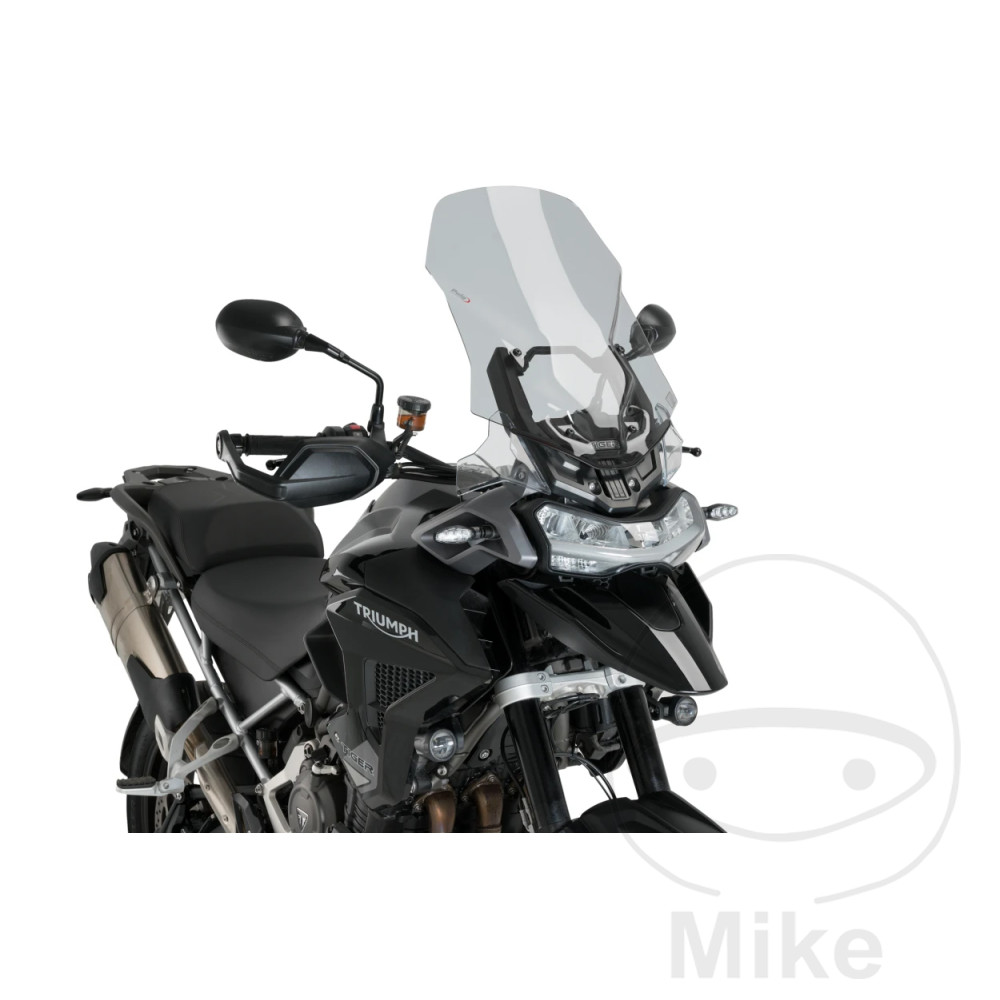 Puig plexi TOUR PUIG kouřová TRIUMPH TIGER 1200 GT ABS 22-24, TIGER 1200 GT EXPLORER ABS 22-24, TIGER 1200 GT PRO ABS 22-24, TIGER 1200 RALLY EXPLORER ABS 22-24, TIGER 1200 RALLY PRO ABS 22-24