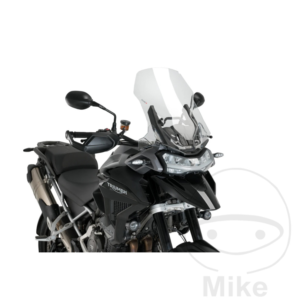 Puig plexi TOUR PUIG transparent TRIUMPH TIGER 1200 GT ABS 22-24, TIGER 1200 GT EXPLORER ABS 22-24, TIGER 1200 GT PRO ABS 22-24, TIGER 1200 RALLY EXPLORER ABS 22-24, TIGER 1200 RALLY PRO ABS 22-24