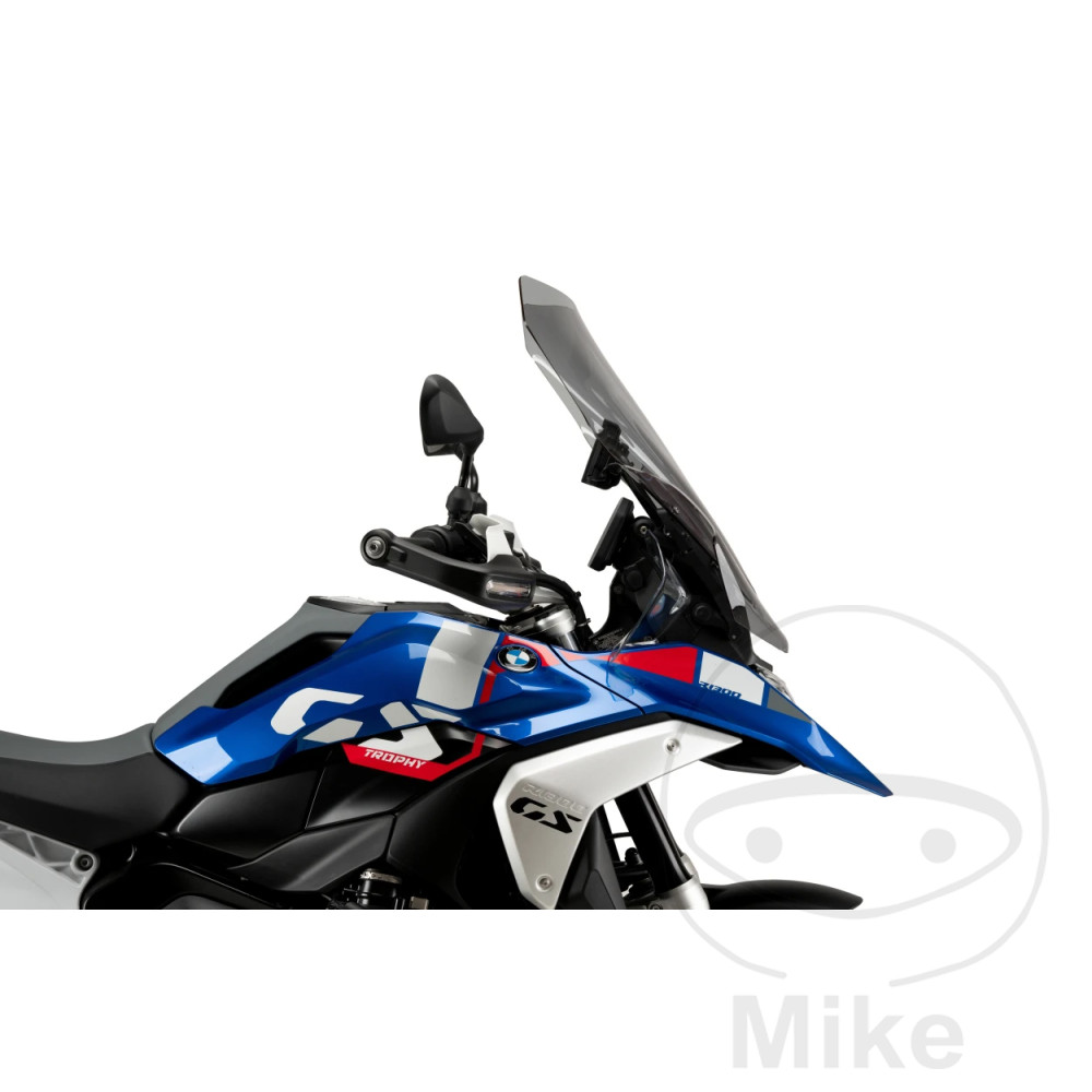 Puig plexi TOUR PUIG rauchgrau BMW R 1300 GS GUSSRAD 23-24, R 1300 GS SCHMIEDERAD 23-24, R 1300 GS SPEICHENRAD 23-24
