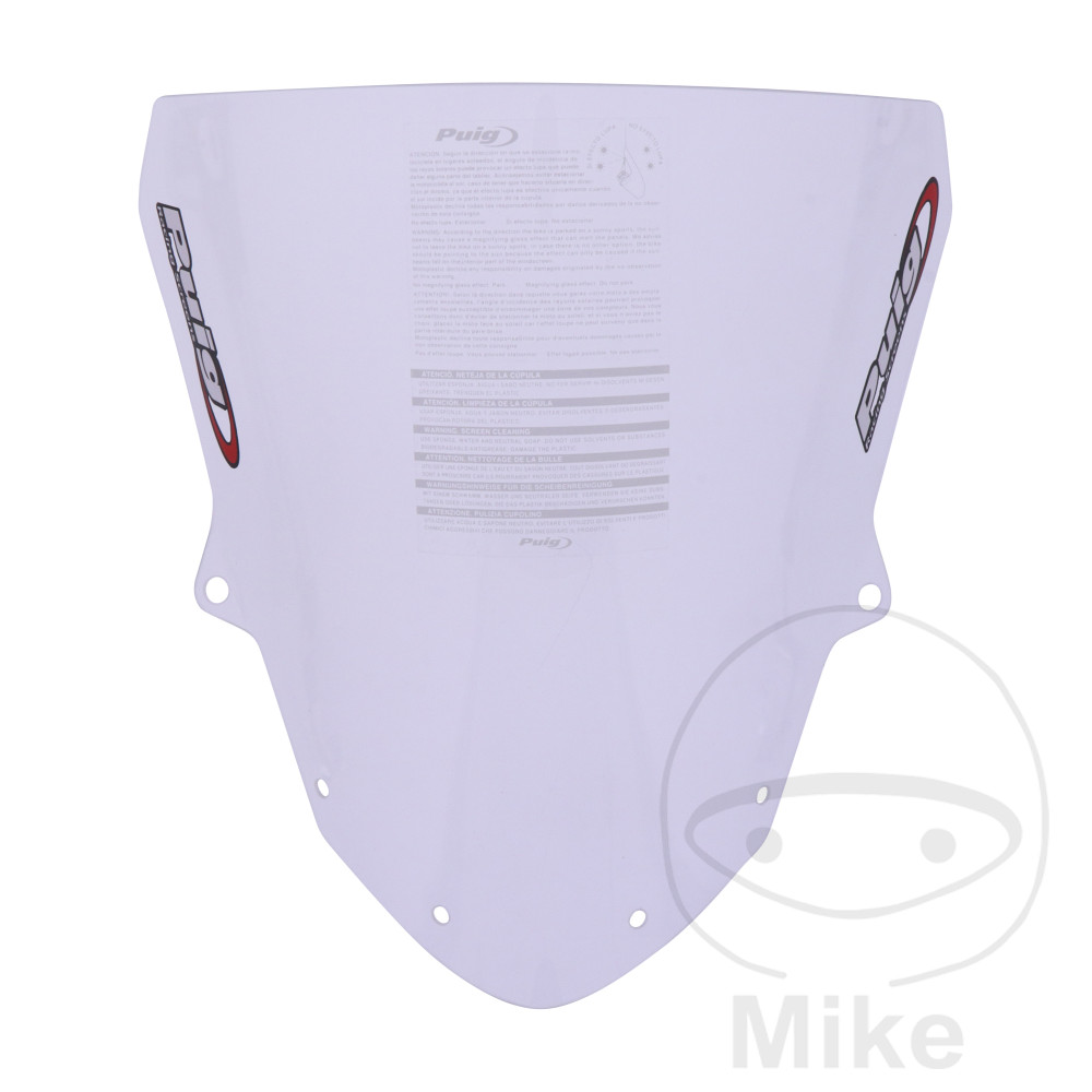 Puig plexi R-závodní PUIG transparent KAWASAKI ZX-6R 636 NINJA ABS 19-20, ZX-6R 636 NINJA KRT ABS 19-20