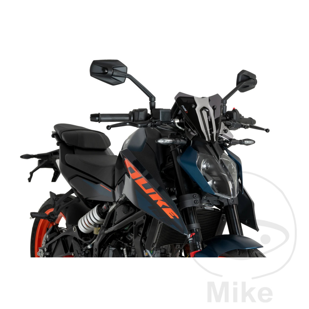Puig plexi SPORT NEW GEN PUIG tmavá verze KTM DUKE 125 ABS EURO5 24, DUKE 390 ABS EURO5 24