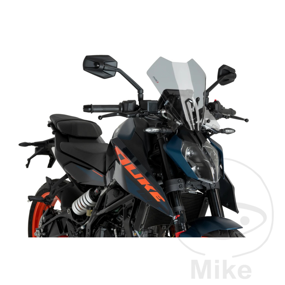 Puig plexi TOUR NEW GEN PUIG rauchgrau KTM DUKE 125 ABS EURO5 24, DUKE 390 ABS EURO5 24