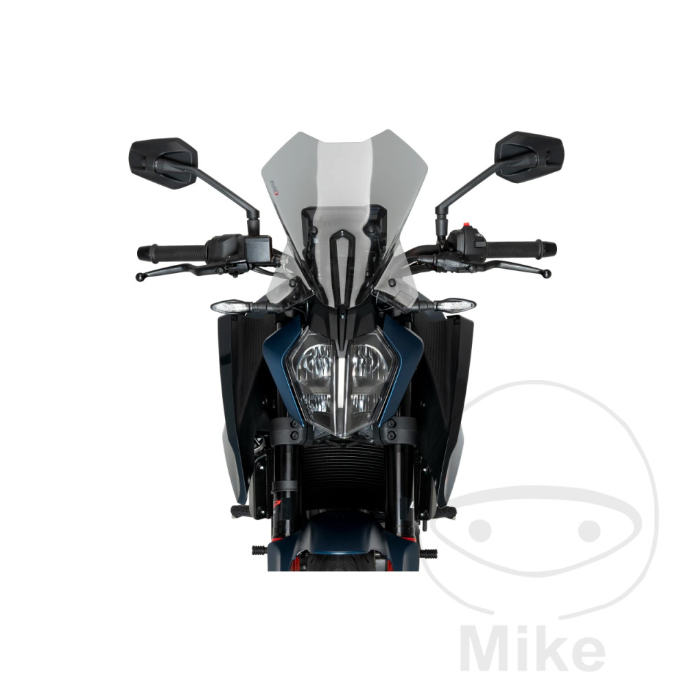 Puig plexi TOUR NEW GEN PUIG rauchgrau KTM DUKE 125 ABS EURO5 24, DUKE 390 ABS EURO5 24