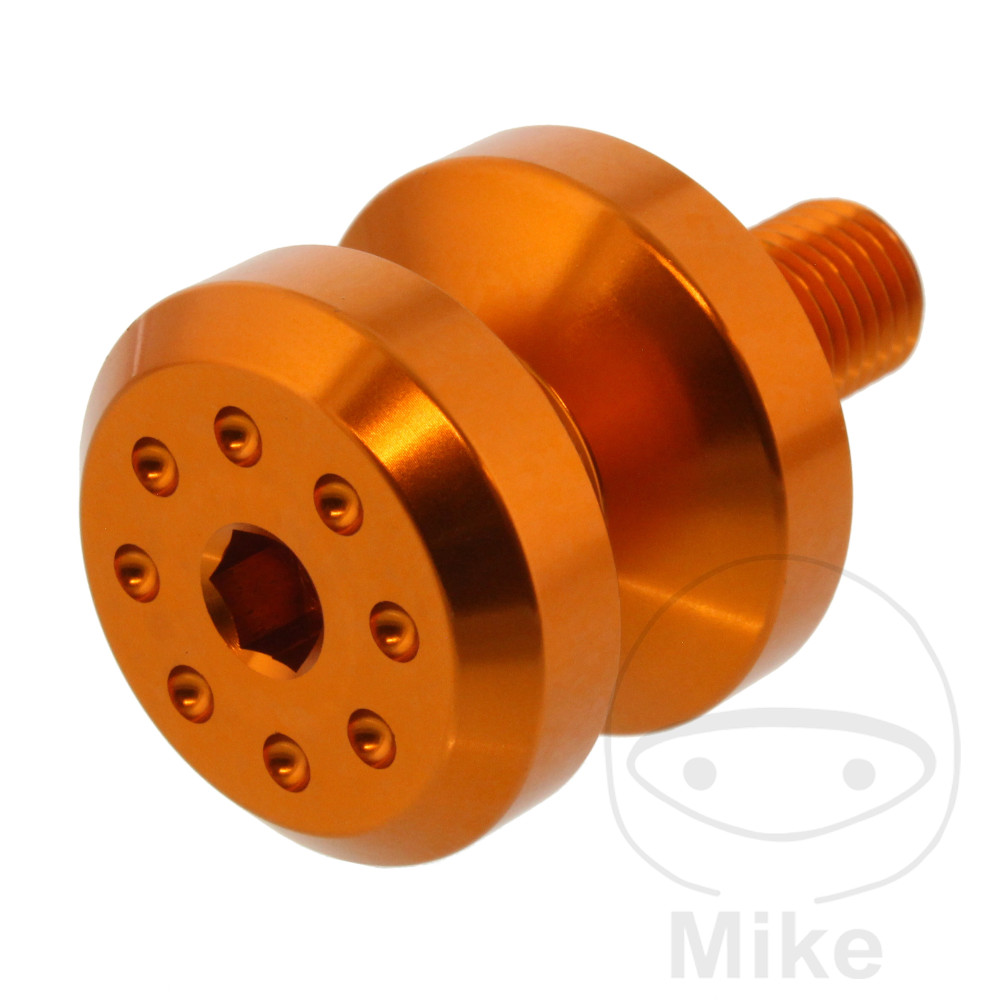JMP rolna do kyvné vidlice 1 kus BOLT M10 Alu orange KAWASAKI ER-6F 650 13-17, ER-6F 650 ABS 12-17, ER-6N 650 05-17, ER-6N 650 ABS 05-17, KLE 650 VERSYS 07, KLE 650 VERSYS ABS 07-09, KLZ 1000 VERSYS ABS 12-18...