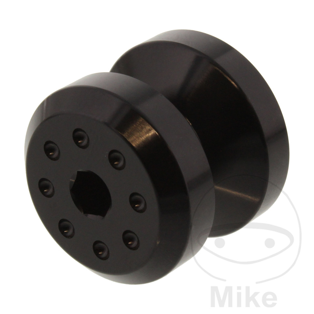 JMP rolna do kyvné vidlice 1 kus BOLT M6 AL černá APRILIA CAPONORD 1200 ABS 13-17, CAPONORD 1200 TRAVEL PACK ABS 13-17, DORSODURO 1200 11-13, DORSODURO 1200 ABS ATC 11-17, MANA 850 07-12, MANA 850 ABS 08-13, MANA 850 GT ABS 09-16...