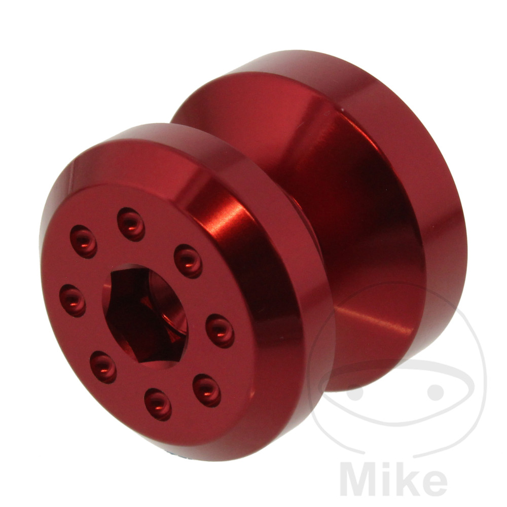 JMP rolna do kyvné vidlice 1 kus BOLT M8 Alu červená BMW HP4 1000  ABS 12-16, HP4 1000 COMPETITION ABS 13-16, S 1000 RR 09-12, S 1000 RR  ABS 09-19, S 1000 R  ABS 15-19, S 1000 RR PRO ABS 17-18, S 1000 R  ABS DTC 17-19...