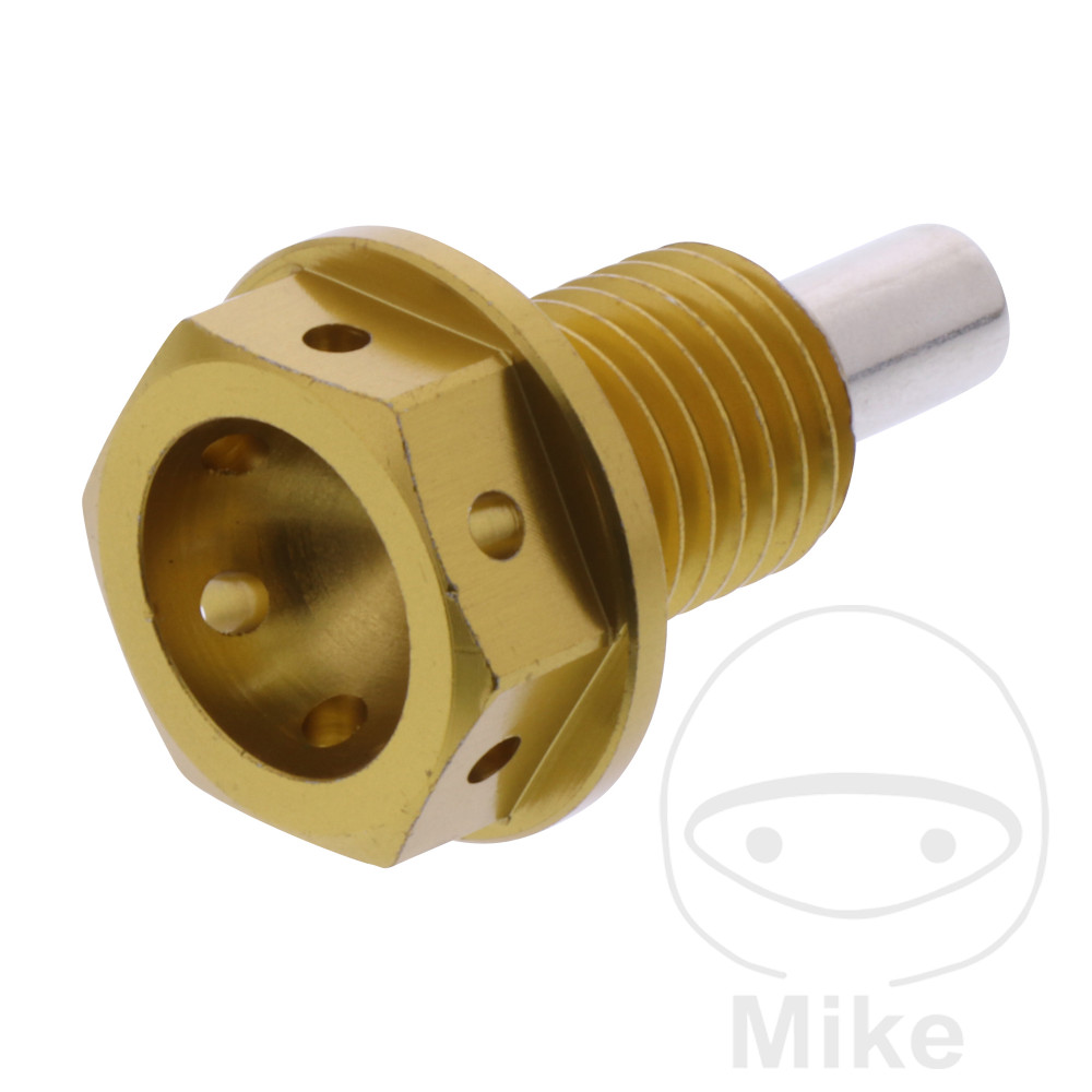 Výpustný šroub s magnetem   M12X1.50 mm 15 mm Alu Racing zl…