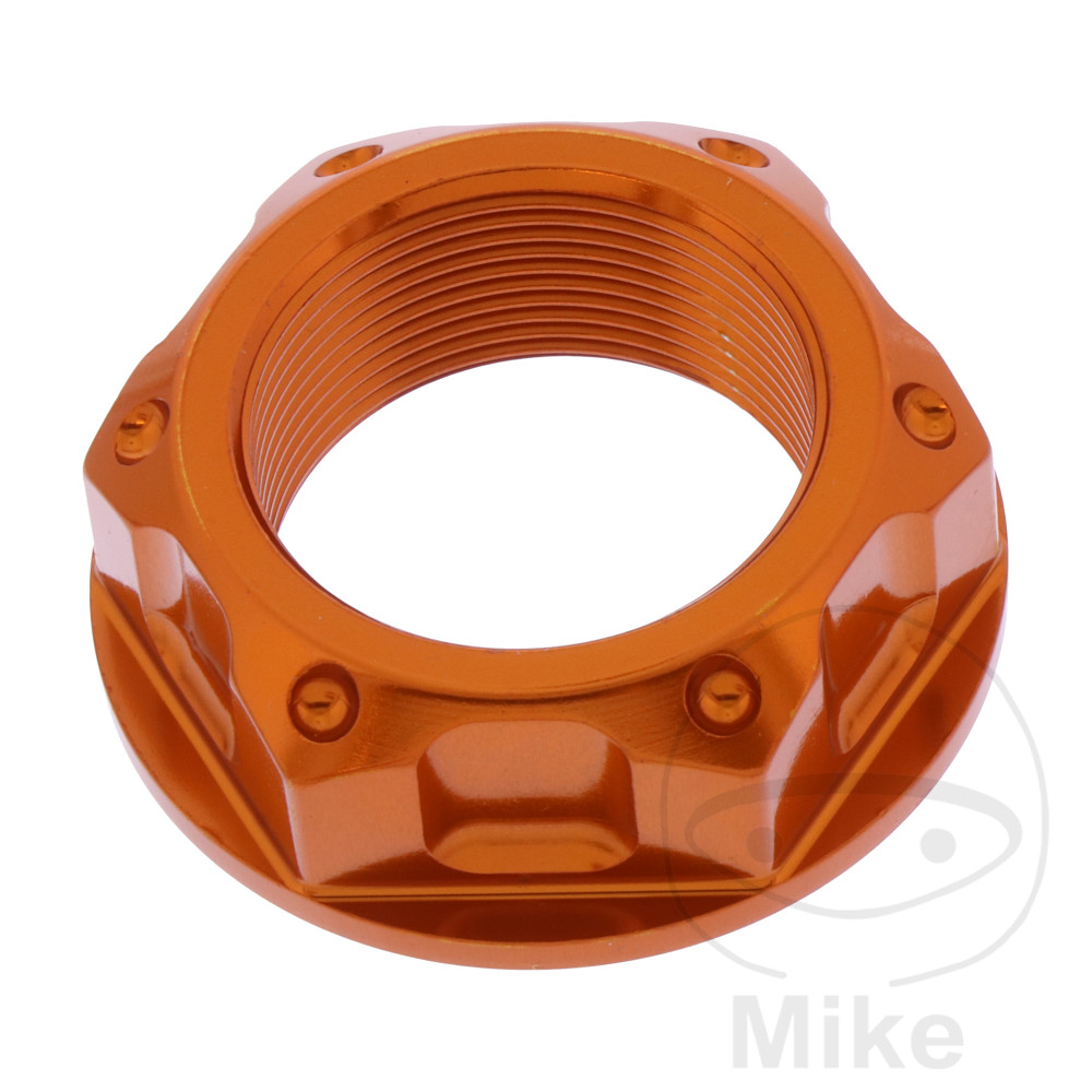 Matka krku řízení   M22X1.00 mm Alu oranžový