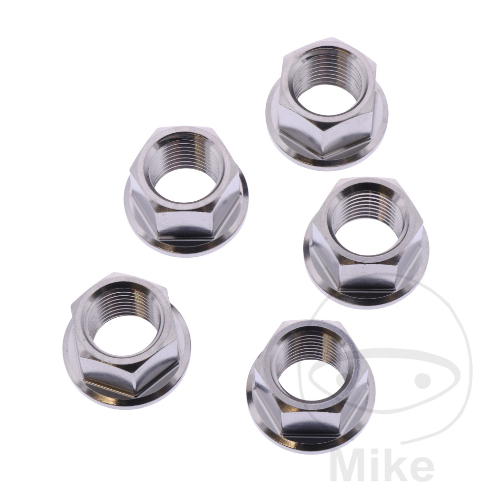 JMP matice Rozeta sada BOLT M12 X 1.25 mm nerez V4A HONDA CB 500 94-03, CB 500 S SPORT 98-03, CB 500 F 13-15, CB 500 FA ABS 13-18, CB 500 XA ABS 13-18, CB 500 X 15, CB 600 F HORNET 98-15...