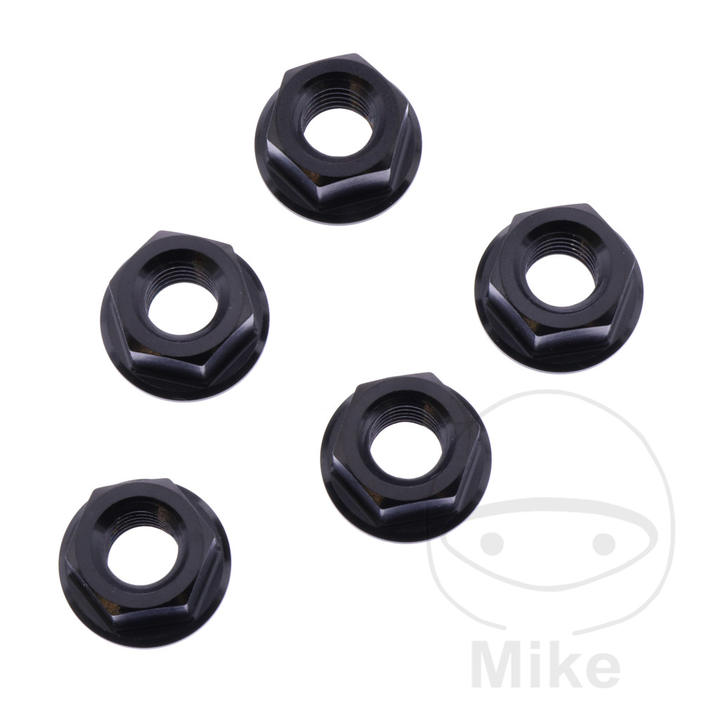JMP matice Rozeta sada BOLT M8X1.25MM VA A4 černá APRILIA RS 250 98-02, CAGIVA MITO 125 EV 6-GANG 99, MITO 125 EV 6-RYCHLOSTNÍ STUPEŇ 00, MITO 125 6-RYCHLOSTNÍ STUPEŇ 01-07, MITO 125 EV 7-RYCHLOSTNÍ STUPEŇ 94-99, MITO 125 SP525 08-14, N1 125 PLANET 97