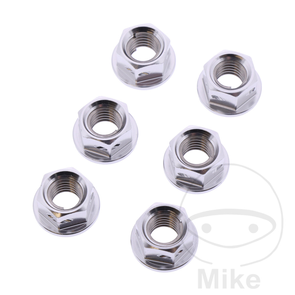 Matice Rozeta sada JMP BOLT M8X1.25 mm Alu Racing silber