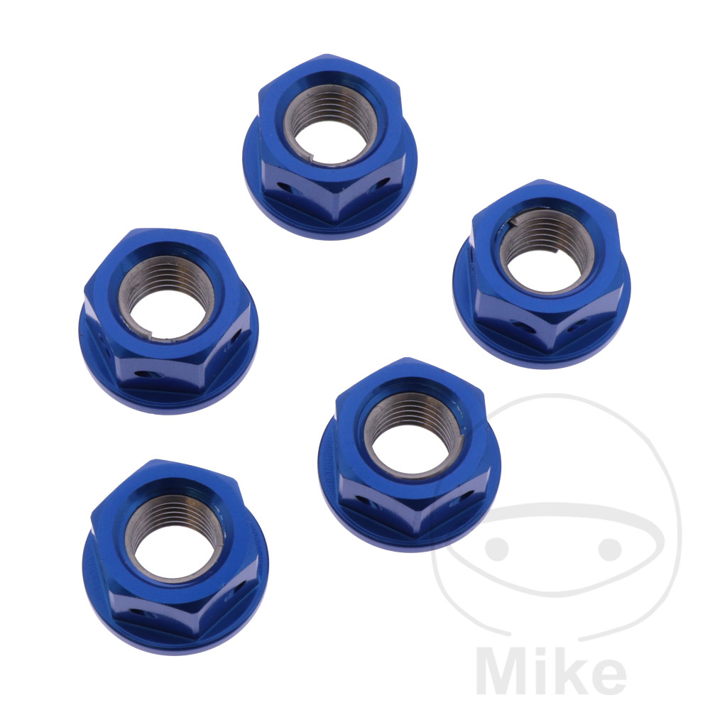 Matice Rozeta sada JMP BOLT M10 x 1.25 mm Alu Racing blau