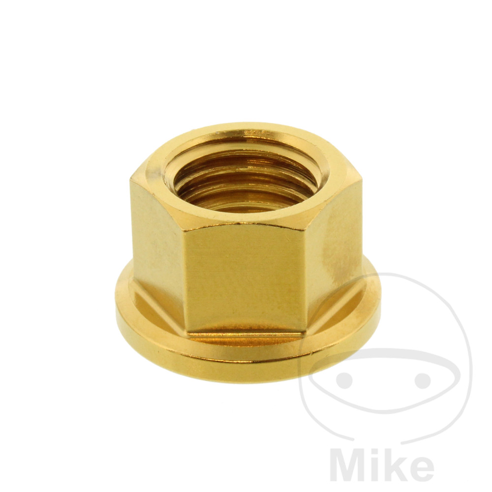 Matka řetězového kolečka M12X1.50 mm nerez V4A zlatý