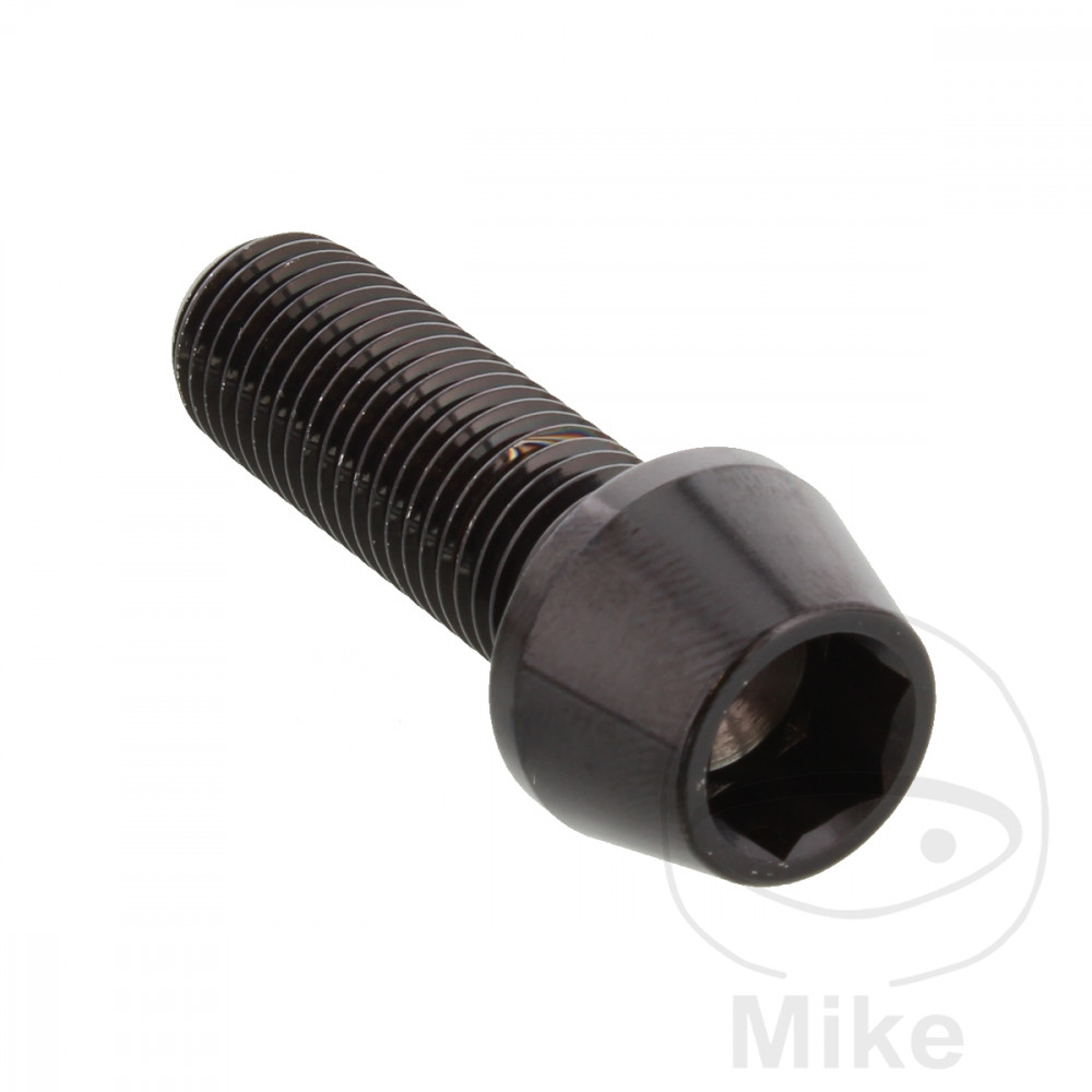 JMP šroub válce kónický M10 x 1.25 mm 30 mm nerez V4A černý